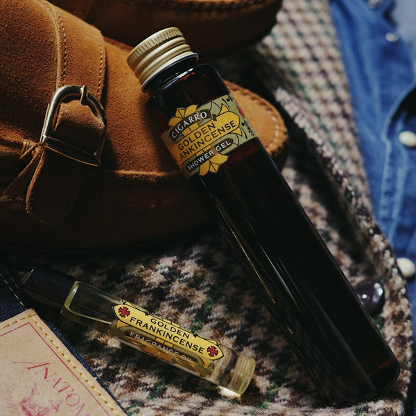 シャワージェル ボディソープ フレグランスオイル 香水 持ち運び ゴールデンフランキンセンス 男性 ギフト プレゼント